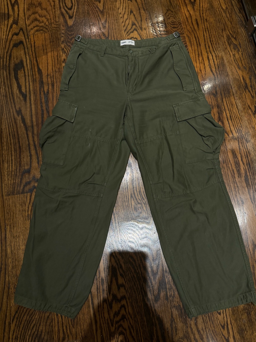 TNA/Aritzia Olive Green Cargo Pant